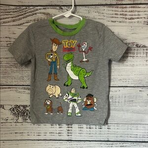 Toy Story Gray T-Shirt with Characters size 3t